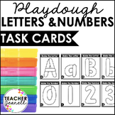 Fine Motor Task Boxes Letters and Numbers Playdough Bundle