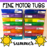 Fine Motor Task Card Boxes for Preschool & Kindergarten - 
