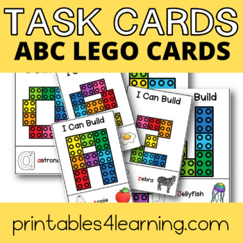 alphabet lego cards teaching resources teachers pay teachers