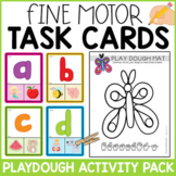 Fine Motor Task Cards: ABC Play Dough Pack