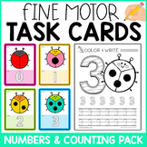 Fine Motor Task Cards: Numbers & Counting Activities