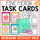 Fine Motor Task Cards: Geoboard ABC Activity Pack