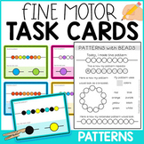 Fine Motor Task Cards: Patterns with Beads