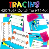 Fine Motor Tracing Task Cards For All Year