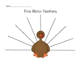 Fine Motor Turkey Feathers