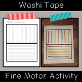 Fine Motor Skills - Washi Tape Activity