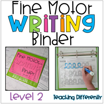 Preview of Fine Motor Worksheets Binder - Level 2