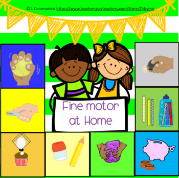 Preview of Fine Motor at Home- Distance Learning