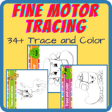Fine motor skills / 33+ Tracing lines Pre-writing (Easy to Hard)