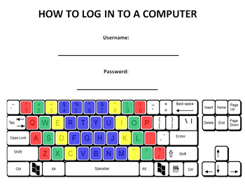 Preview of Finger-Colored Keyboard Practice with Login