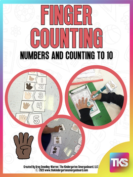 Preview of Finger Counting to 10 with Matching Posters
