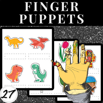 Preview of Finger Fun: Interactive Puppetry Worksheets for Creative Kids