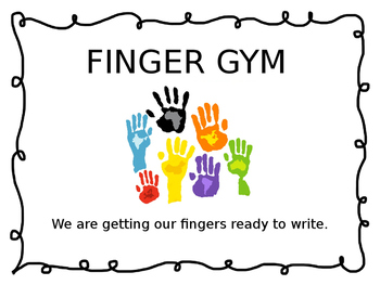 Preview of Finger Gym for Little Hands