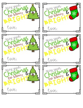 Finger Light Gift Card Tags By Firsties Squared 