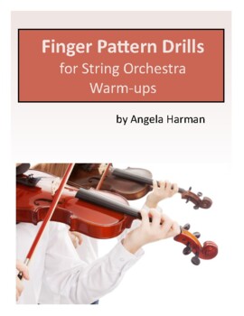 Preview of Finger Pattern Drills for String Orchestra Warm-ups