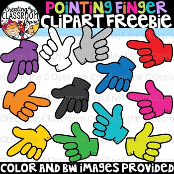 pointing finger clip art