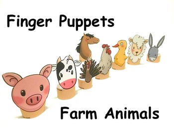 Preview of Finger Puppets: Farm Animals