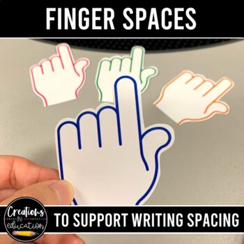 Preview of Finger Spaces Writing Support