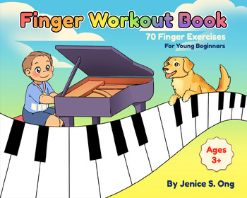 Preview of Finger Workout Book (70 Finger Exercises for Young Beginners)