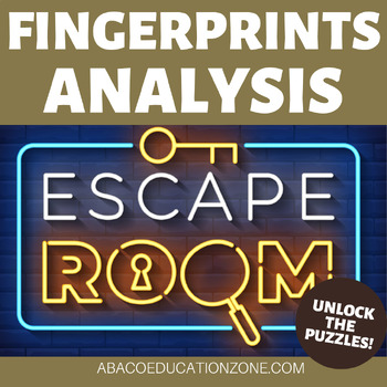 Preview of Fingerprint Analysis Escape Room-Integumentary System Activity