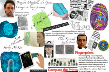 Preview of Fingerprint Evidence Forensic Science Law Mayfield McKie - FREE POSTER