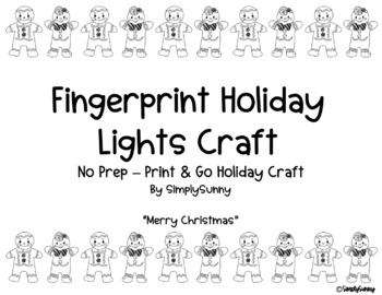fingerprint christmas light template
