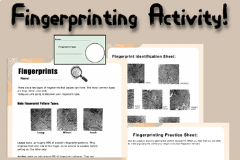 Preview of Fingerprint Identification Activity