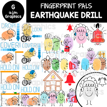 earthquake safety clipart
