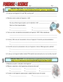 Fingerprint Webquest (Forensic Science / Internet) - Crime