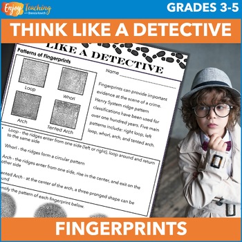 Preview of Fingerprinting Activities – Reading Passages, Patterns, Recording & Matching