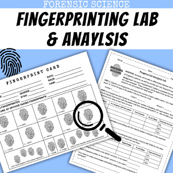 Preview of Fingerprinting: Lab and Analysis Forensic Science Activity