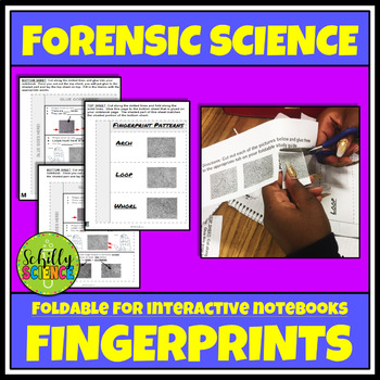 Preview of Forensic Fingerprints Foldable