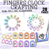Fingers Clock Crafting | Time-Telling Flashcards | Learnin