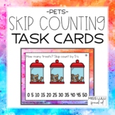 Pets Skip Counting Task Cards