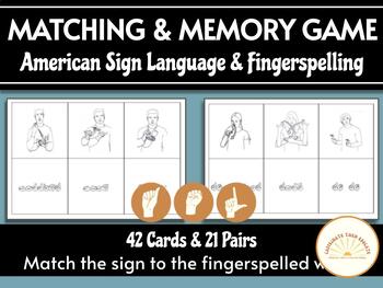 Game 1 - Figure and fingerspelling match