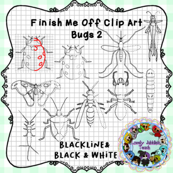 Preview of Finish Me Off Bug Set 2 Clip Art