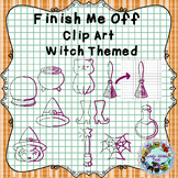 Finish Me Off: Witch Themed Clip Art
