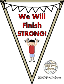 finish strong setting goals for ending the school year with perseverance