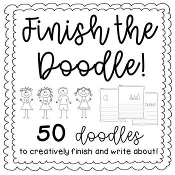 Preview of Finish the Doodle! 50 Doodle Journal Entries