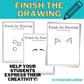 Preview of Finish the Drawing/Early Finisher/Time Filler/Creativity