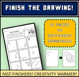Finish the Drawing! - Fast Finisher / Creativity Warmer / 