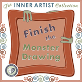 Finish the Monster Drawing for Visual Closure Skills and More