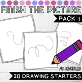 Finish the Picture/Finish the Drawing Morning Work Pack 1