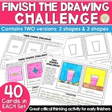 Finish the Picture Drawing Activity Critical Thinking Earl