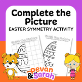 Complete the Picture | Easter Symmetry drawing activity by