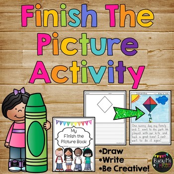 Preview of Finish the Picture Writing Prompts Activity | Morning Work | Early Finisher
