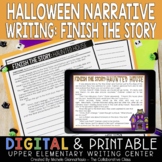 Halloween Narrative Writing Activity | Finish the Story | 