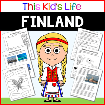 Preview of Finland Country Study: Reading & Writing + Google Slides/PPT Distance Learning