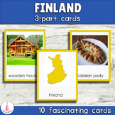 Finland Montessori 3-part Cards