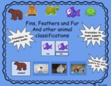 Fins, Feathers and Fur- Animal Classification Activities f